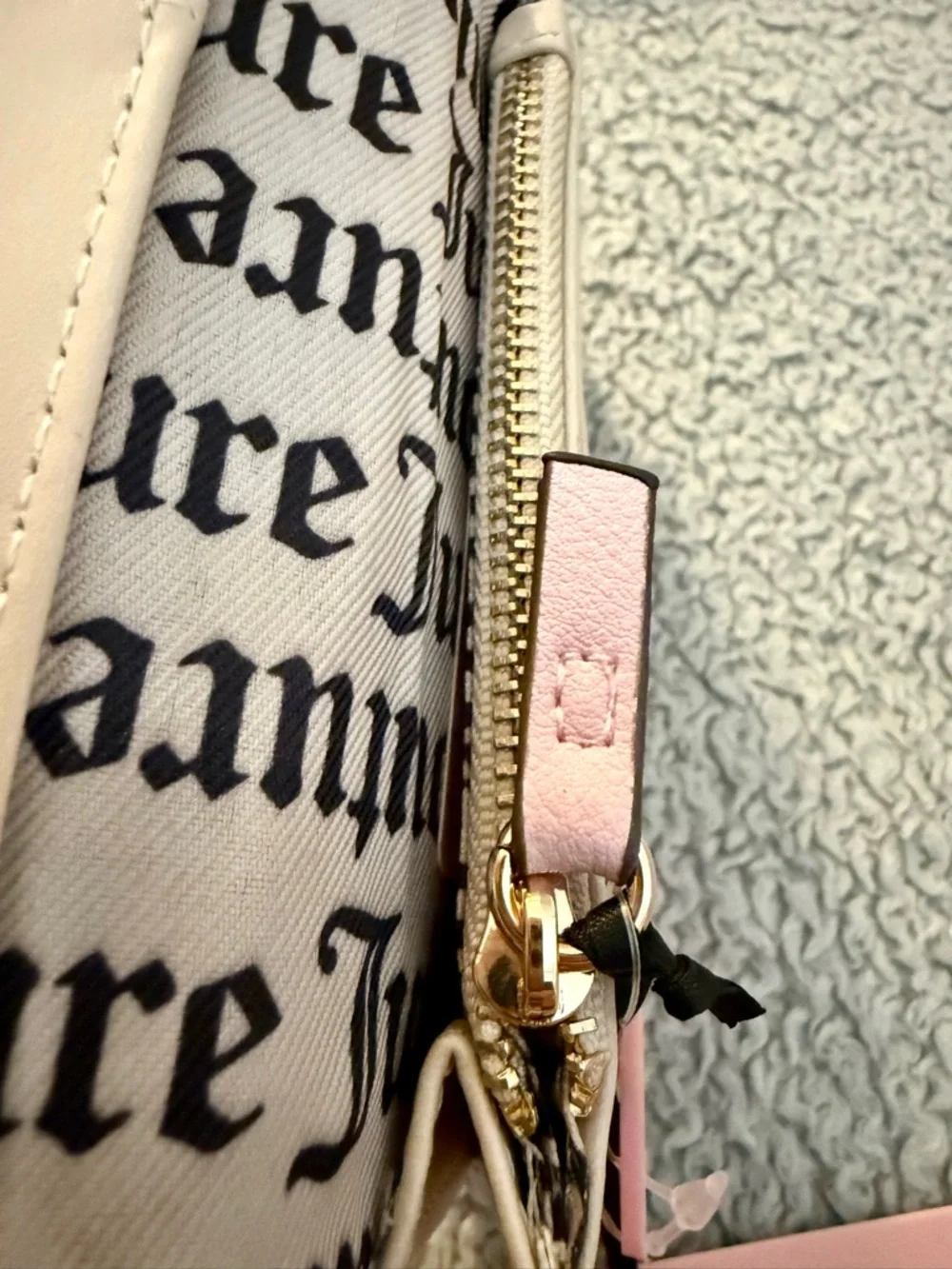 Juicy Couture Light Pink Crystal-Embellished Wallet - Picture 9 of 9